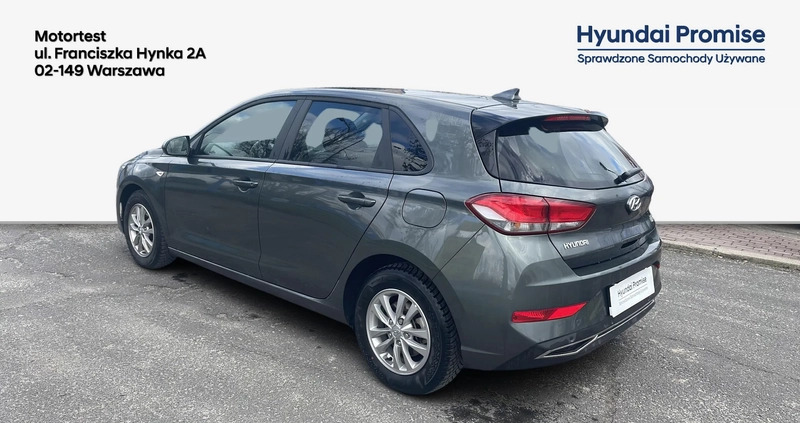 Hyundai I30 cena 69900 przebieg: 19800, rok produkcji 2022 z Opalenica małe 154